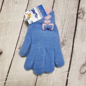 Jacquard women's winter gloves.